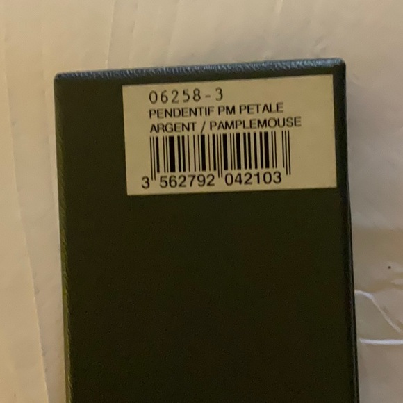 NEW DAUM French crystal and silver necklace satin cord from Neiman Marcus - Picture 7 of 8